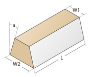 Graphical illustration of a piezoelectric cylinder rod