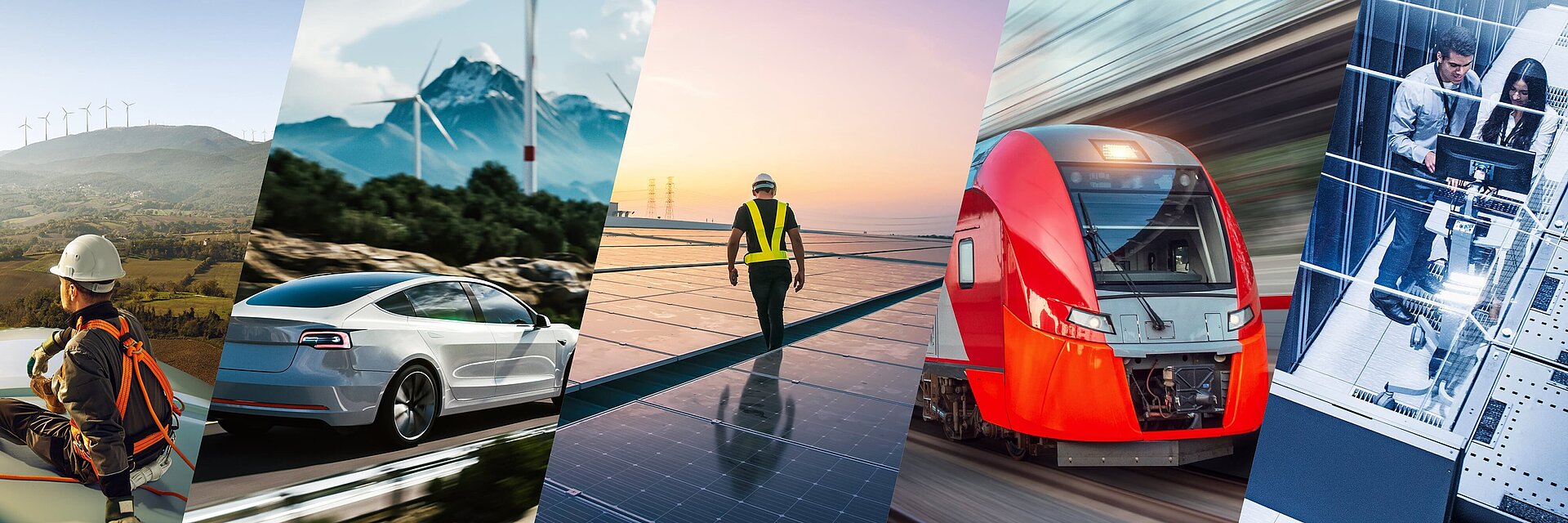 Various industries in which CeramTec ceramic electronics solutions are used