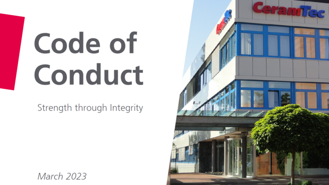 Cover image of the Code of Conduct revised in 2024